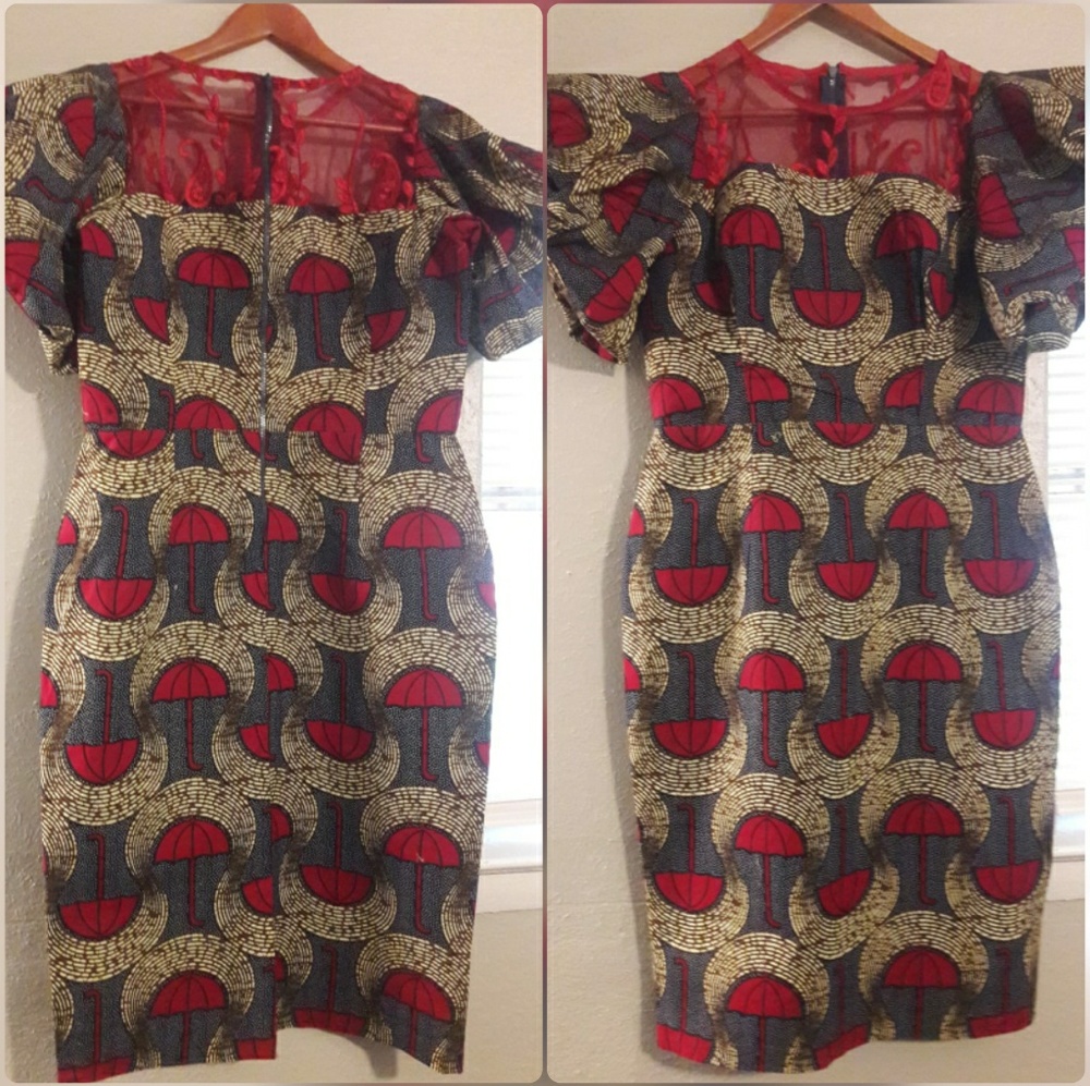 African Fabric Print Dress